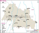 দ: দিনাজপুর জেলা মানচিত্র