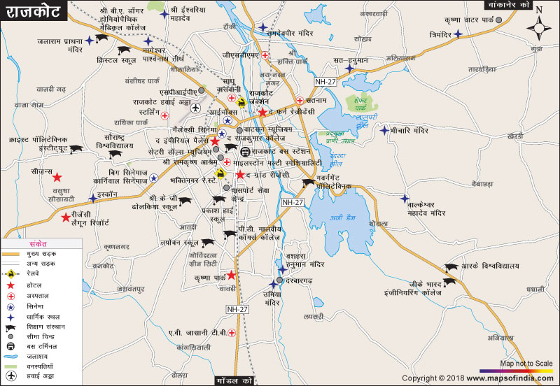 Where Is Rajkot In India Map Map of world