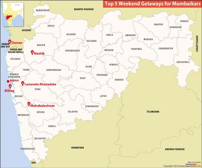 मुंबईवासियों द्वारा छुट्टियां बिताने के लिए शीर्ष 5 गंतव्य