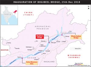 Bogibeel Bridge Location Map