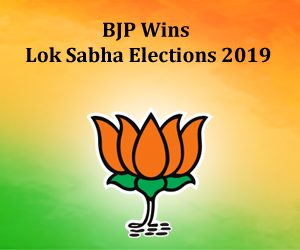BJP wins with a majority in Lok Sabha Elections 2019