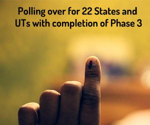 Polling over for 22 States and UTs with completion of Phase 3