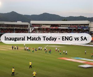 Inaugural Match Today - ENG vs SA