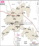 Agra Railway Map