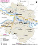 Allahabad District Map