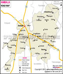 Ambala Road Map