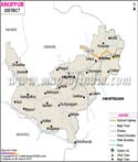 Anuppur District Map