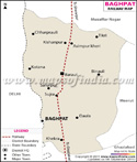 Baghpat Railway Map