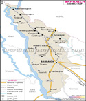 Bahraich District Map