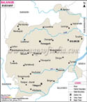 Balangir River Map