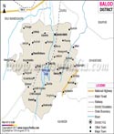 Balod District Map