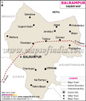 Balrampur Railway Map
