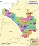 Barddhaman Tehsil Map