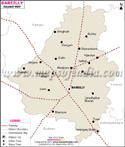 Bareilly Railway Map