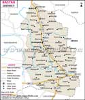 Bastar District Map
