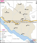 Basti District Map