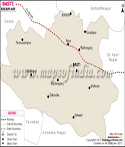 Basti Railway Map