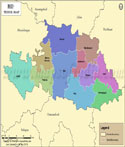 Beed Tehsil Map