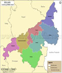Bellary Tehsil Map