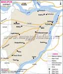 Bhojpur District Map