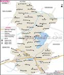 Bhopal District Map