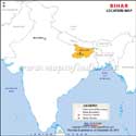 Location Map of Bihar
