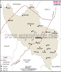 Badaun Railway Map