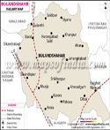 Bulandshahar Railway Map