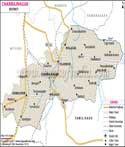 Chamrajanagar District Map