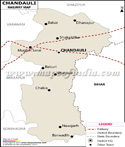 Chandauli Railway Map