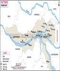Cuttack River Map