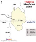 The dangs Railway Map