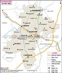 Davangere District Map