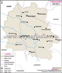 Deogarh District Map