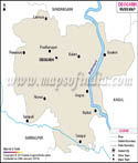 Deogarh River Map