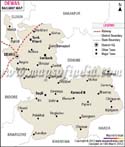 Dewas Railway Map