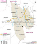 Dhalai District Map