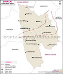 Dhalai Railways Map