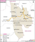 Dhalai Roads Map