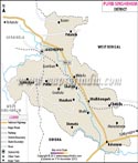 East Singhbhum District Map
