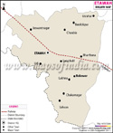 Etawah Railway Map