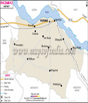 Faizabad District Map