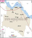 Faizabad Railway Map