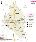 Faridabad Road Map