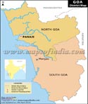 Goa District Map