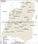 Godda District Map