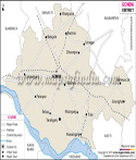 Gonda District Map