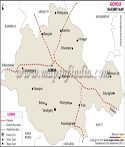 Gonda Railway Map
