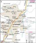 Guna District Map