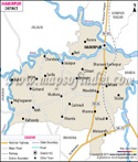 Hamirpur District Map